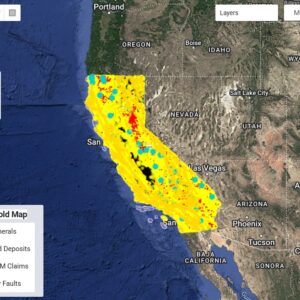 Aurum Meum Deep Dig AI Gold Map with 13, Different Geologic Layers Pointing You to Rich Deposits of Gold and Minerals