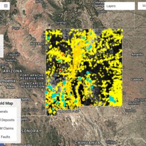 Deep Dig AI Gold Map New Mexico Find Rich Deposits of Gold and