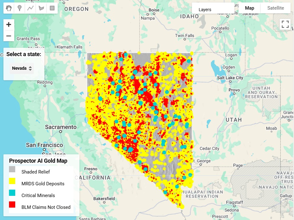 AI Gold Maps for Gold Prospecting by Aurum Meum